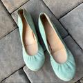 J. Crew Shoes | Jcrew Blue Suede Ballet Flats 6.5 | Color: Blue | Size: 6.5