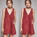 Free People Dresses | Free People Suede Dress | Color: Pink | Size: L