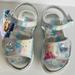 Disney Shoes | Disney Frozen Shoes Elsa Anna Sandals Girls Size 7 | Color: Silver | Size: 7bb