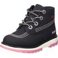 Kickers Unisex Baby Kickrally20 Oxford-Schuh, Schwarz/Rosa, 22 EU