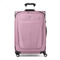 Travelpro Maxlite 5 Softside Erweiterbares Gepäck mit 4 Spinner-Rädern, Leichter Koffer, Herren und Damen, Orchidee Pink Lila, Checked-Medium 25-Inch, Kariert, Größe M, 63,5 cm
