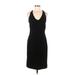 Donna Morgan Cocktail Dress - Sheath: Black Solid Dresses - Women's Size 6