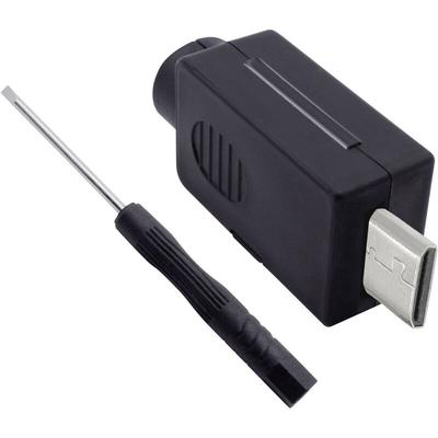 Quadrios - 2001C220 HDMI-Steckverbinder Stecker, gerade Polzahl (num): 20 Schwarz 1 St.