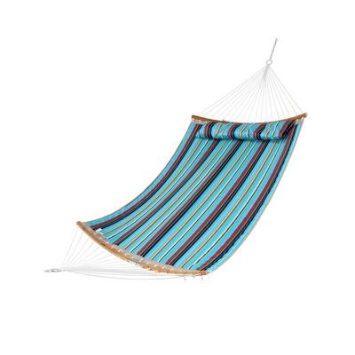 Costway Outdoor Hammock with Detachable Pillow-Blu...