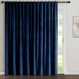 Lush Decor Prima Velvet Solid Light Filtering Back Tab Rod Pocket Window Curtain Panels Set