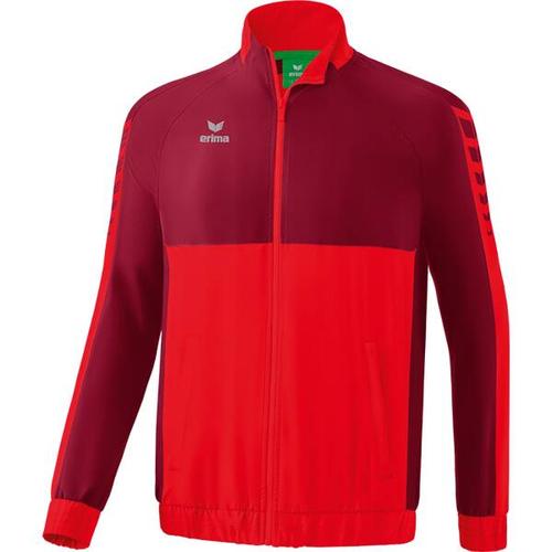 ERIMA Herren Six Wings Präsentationsjacke, Größe 164 in Rot