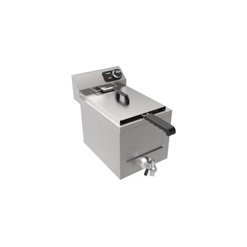 Chefgastro Elektro Tischfritteuse 1X8L 3Kw BxTxH 400x700x328mm