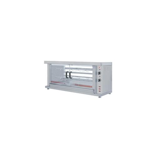 Chefgastro Hähnchengrill Elektro 2 Spiessen BxTxH 1320x460x660mm