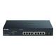 D-Link DGS-1100-10MPV2/E, 10-Port Layer 2 Gigabit PoE Smart Switch (8 x 10/100/1000 Mbit/s BaseT PoE Port, 130W PoE Kapazität, 2 x SFP Port, Metallgehäuse)