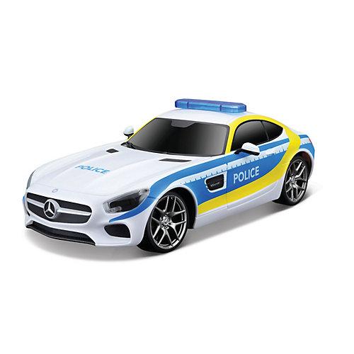 Ferngesteuertes Auto Mercedes AMG GT Polizei (Maßstab 1:24) mehrfarbig