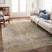 Sava 12' x 15' Modern White Thatch/Taupe/Dark Brown/Bone/Eggplant/Light Sage/Tan/Sage/Dark Blue/Mustard/Olive/Navy Area Rug - Hauteloom