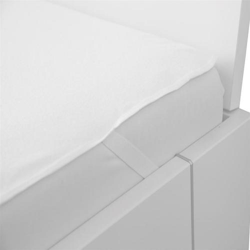 Wasserdichte Matratzenschonauflage in weiß, Frotte Matratzenschutz, Inkontinenz- Fixspannauflage