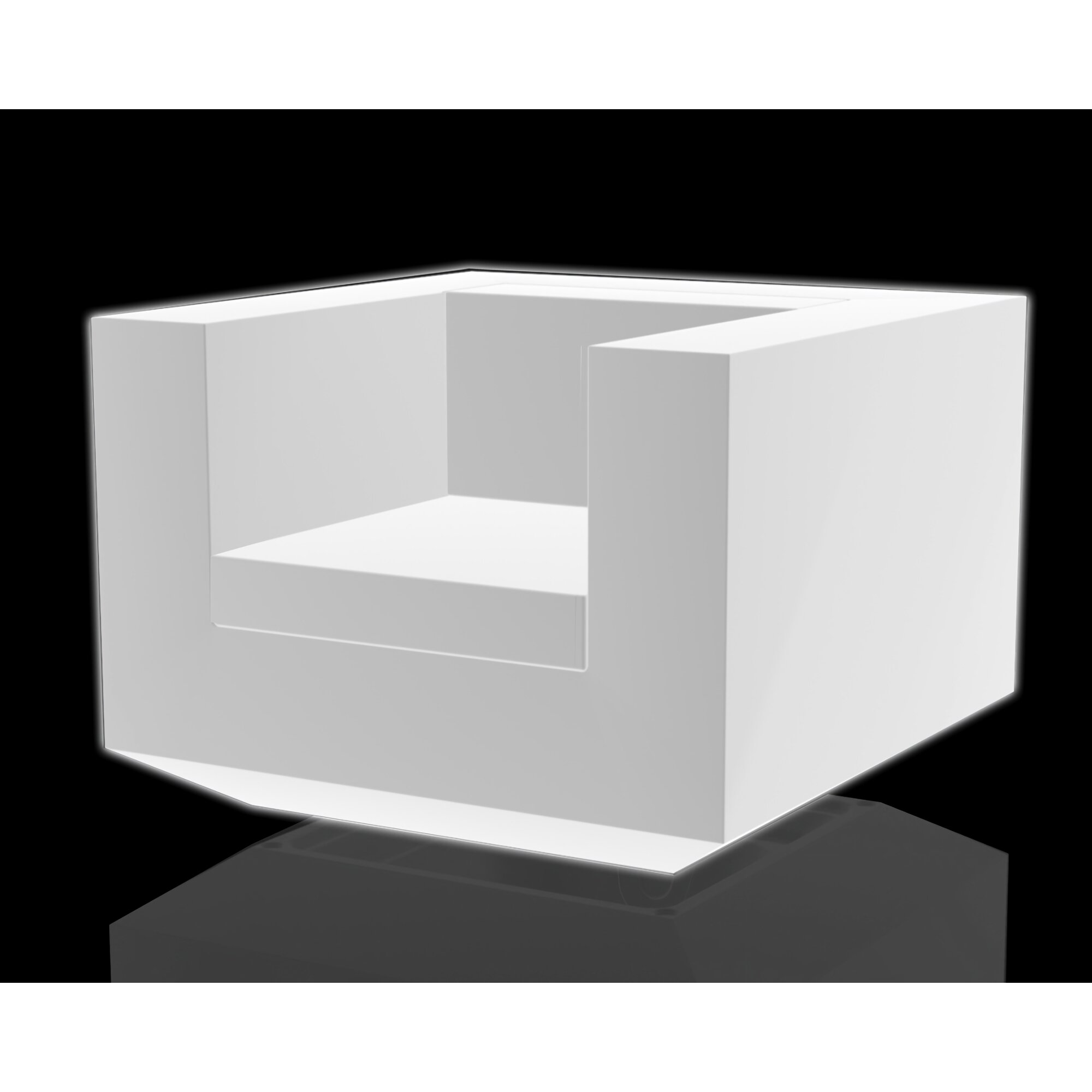 Vondom »VELA« Outdoor Lounge Sessel LED-Beleuchtung RGB LED DMX