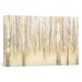 Charlton Home® 'Birches in Winter I' Painting Print on Wrapped Canvas in Brown/Green/White | 18 H x 26 W x 1.5 D in | Wayfair CHRL5284 40056739