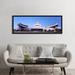 East Urban Home 'Football Stadium, Arrowhead Stadium, Kansas City, Missouri' Photographic Print on Canvas in Black/Blue/White | Wayfair