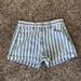 American Eagle Outfitters Shorts | 5/$25 Euc American Eagle Pinstripe Shorts | Color: Blue/White | Size: 4