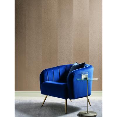 Gloucester Gold Non-Woven Unpasted Stripes Etched Chevron Wallpaper Covers about 60.75 sq. ft.