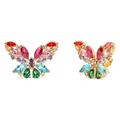 Kate Spade Jewelry | Kate Spade Social Butterfly Statement Earrings | Color: Gold/Purple | Size: Os