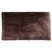 Brown 138 x 102 x 3 in Area Rug - Everly Quinn Mar Vista Eternity Shag Faux Sheepskin Rug In Gray Sheepskin/Faux Fur | Wayfair