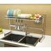 Umber Rea 304 Stainless Steel Dish Rack Stainless Steel in Gray | 20.86 H x 33.85 W x 11.81 D in | Wayfair 14DQY7454YOWU03FQVM