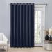 Latitude Run® Jaronda Solid Room Darkening Lined Grommet Single Curtain Panel Polyester in Green/Blue/Navy | 84 H in | Wayfair