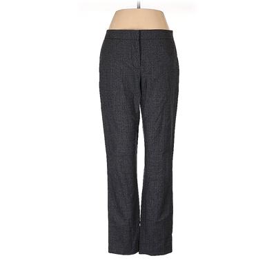 DKNY Dress Pants - High Rise Straight Leg Trouser: Gray Bottoms - Women's Size 2