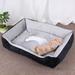 Tucker Murphy Pet™ Dog Kennel Pet Mat Dog Supplies Bed Dog Kennel Cotton in Gray/Black | 6 H x 35.5 W x 27.5 D in | Wayfair