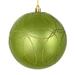 The Holiday Aisle® Candy Circle Glitter Pattern Ball Ornament Plastic in Green | 4.75 H x 4.75 W x 4.75 D in | Wayfair
