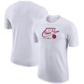 "T-shirt Miami Heat Nike Essential Logo - Blanc - Homme - Homme Taille: M"