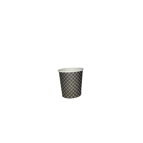1000 Stück 4 Oz/100 ml Pappbecher Cups Coffee to Go Becher |Kaffeebecher to go Pappe Einweg | Kaffee to+go Papierbecher Hartpapier