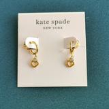 Kate Spade Jewelry | Kate Spade Shining Spade Gold Mini Hoop Earrings New $42 | Color: Gold | Size: Os