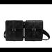 Gucci Bags | Gucci Gg Logo Embossed Two Detachable Pouches Unisex Leather Belt Crossbody | Color: Black | Size: 6-1.75-7