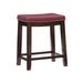 Claridge Counter Stool by Linon Home Décor in Red