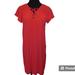 Madewell Dresses | Madewell Red Short Flutter Sleeve Lace Up Crepe Mini Dress Size Xxs | Color: Red | Size: Xxs