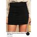 Free People Skirts | Free People Modern Femme Mini Skirt Washed Black Denim Nwot | Color: Black | Size: 2