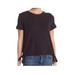 Madewell Tops | Madewell Texture & Thread Modern Side-Tie Top Knit Pullover Cotton Black Xs | Color: Black | Size: Xs