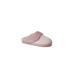 Women's Dahlia Rib Knit Scuff Slipper by Dearfoams in Pale Mauve (Size S M)