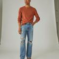 Lucky Brand Easy Rider Bootcut Hemp Jean - Men's Pants in Runway Mega Dest, Size 33 x 32