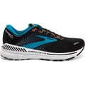 BROOKS Herren Laufschuhe Adrenaline GTS 22, Größe 46 in Black/Blue/Orange