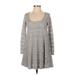 PPLA Clothing Casual Dress - A-Line: Tan Dresses - Women's Size Small