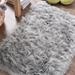 Gray 35.45 x 23.64 x 2 in Area Rug - iLiebe Luxury Faux Sheepskin Fur Area Rug Soft Fluffy Rugs | 35.45 H x 23.64 W x 2 D in | Wayfair ILIBUS0624