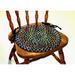 Rosalind Wheeler Deckerville Indoor/Outdoor Dining Chair Cushion in Green/Black/Brown | 0.5 H in | Wayfair E09C60C5956A44EFAB6913FC17D84E69