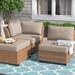 Wade Logan® Babram 21-Piece Outdoor Cushion Cover Set Acrylic in Gray/White/Brown | 6 H in | Wayfair 0B2CBCB5BA834B62985634055B6C8475