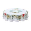 The Holiday Aisle® Dabid Floral Round Tablecloth Polyester | 70 W x 0.25 D in | Wayfair 0176A2671C4147D4923F76328338C160