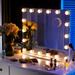 Latitude Run® Vanity Mirror w/ Makeup Lights, Large Hollywood Light Up Mirrors W/18 LED Bulbs For Bedroom Tabletop & Wall Mounted (26Wx21l | Wayfair