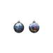 The Holiday Aisle® Scenic Life is Better in the Mountains Ball Ornament Glass in Blue/White | 3 H x 3 W x 1 D in | Wayfair