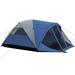 Costway 6-Person Large Camping Dome Tent with Screen Room Porch and Removable Rainfly