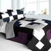3PC Vermicelli - Quilted Patchwork Quilt Set (Full/Queen Size)