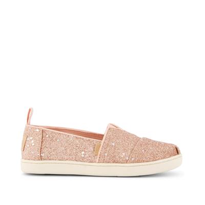 Kid's Youth Alpargata Cosmic Glitter Kids Shoe | Rose Gold | Size 3.5 | TOMS Official Site - Shoes, Accessories, & Apparel