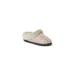 Women's Claire Textured Knit Clog Slipper by Dearfoams in Sleet (Size XL M)